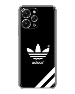 Чехол для Xiaomi Redmi 12 (5G) с картинкой «Adidas с диагональными полосами»