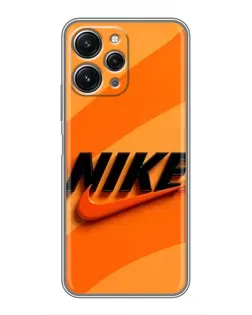 Чохол для Xiaomi Redmi 12 (5G) з картинкою «Помаранчевий драйв Nike»