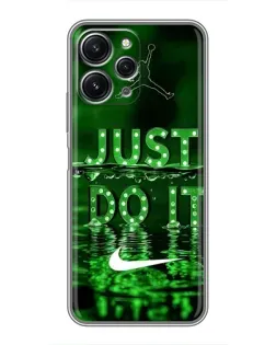 Чохол для Xiaomi Redmi 12 (5G) з картинкою «Зелений неоновий Nike»