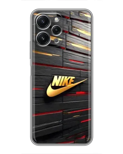 Чохол для Xiaomi Redmi 12 (5G) з картинкою «Золотий Nike на металі» Чохол для Xiaomi Redmi 12 (5G) з картинкою «Золотий Nike на металі»