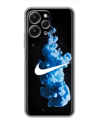 Чохол для Xiaomi Redmi 12 (5G) з картинкою «Nike та синій дим» Чохол для Xiaomi Redmi 12 (5G) з картинкою «Nike та синій дим»
