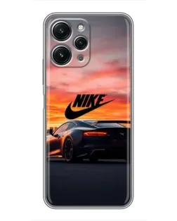Чохол для Xiaomi Redmi 12 (5G) з картинкою «Nike та суперкар»