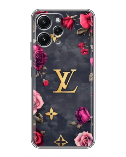 Чохол для Xiaomi Redmi 12 (5G) з картинкою «Квітковий Louis Vuitton»