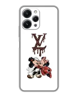Чохол для Xiaomi Redmi 12 (5G) з картинкою «LV та Міккі Маус»