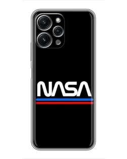 Чохол для Xiaomi Redmi 12 (5G) з картинкою «NASA — класика Red Blue» Чохол для Xiaomi Redmi 12 (5G) з картинкою «NASA — класика Red Blue»