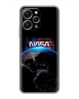 Чохол для Xiaomi Redmi 12 (5G) з картинкою «Земля з космосу NASA»