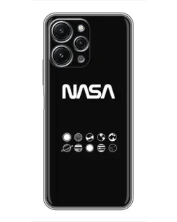 Чохол для Xiaomi Redmi 12 (5G) з картинкою «NASA — технічний принт»