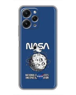 Чохол для Xiaomi Redmi 12 (5G) з картинкою «NASA — місячна місія»