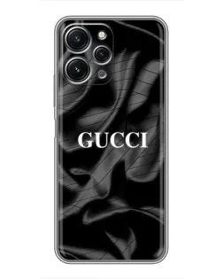 Чохол для Xiaomi Redmi 12 (5G) з картинкою «Gucci — шовкові хвилі» Чохол для Xiaomi Redmi 12 (5G) з картинкою «Gucci — шовкові хвилі»