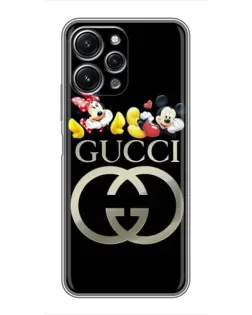 Чохол для Xiaomi Redmi 12 (5G) з картинкою «Gucci — герої Disney»