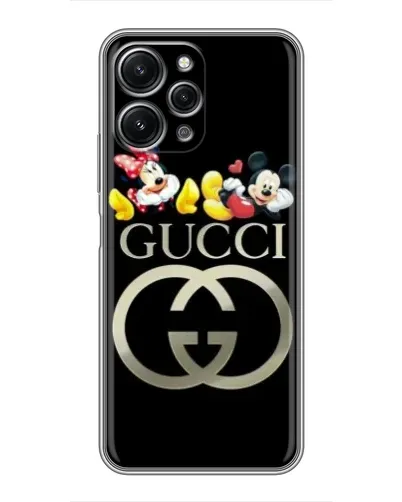 Чохол для Xiaomi Redmi 12 (5G) з картинкою «Gucci — герої Disney»