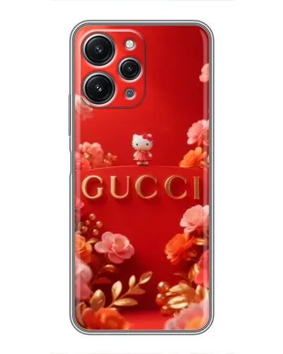 Чохол для Xiaomi Redmi 12 (5G) з картинкою «Gucci — золотий сад»