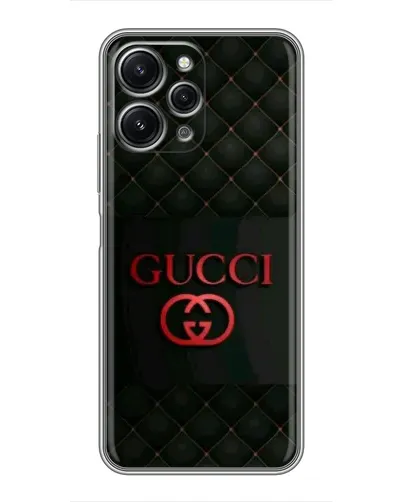 Чохол для Xiaomi Redmi 12 (5G) з картинкою «Gucci — стьобаний чорний»