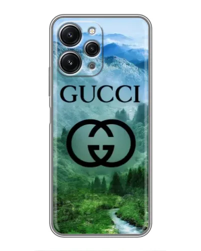 Чохол для Xiaomi Redmi 12 (5G) з картинкою «Gucci — гірський пейзаж»