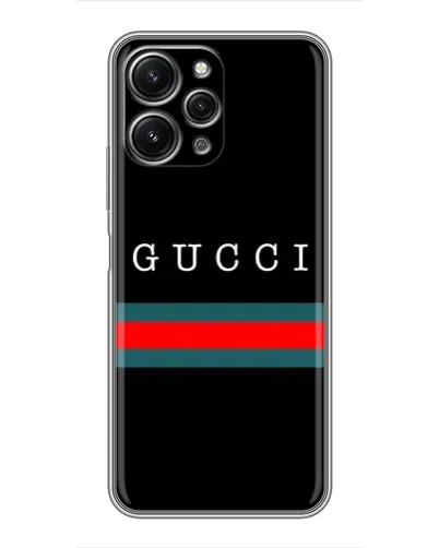 Чохол для Xiaomi Redmi 12 (5G) з картинкою «Gucci — червоний пояс»