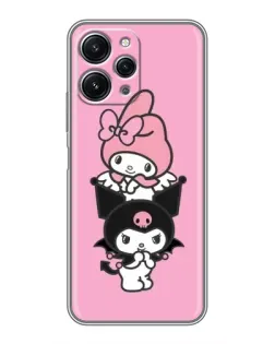 Чохол для Xiaomi Redmi 12 (5G) з картинкою «Тріо My Melody та Kuromi» Чохол для Xiaomi Redmi 12 (5G) з картинкою «Тріо My Melody та Kuromi»