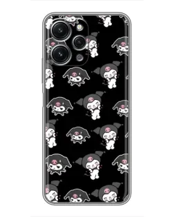 Чохол для Xiaomi Redmi 12 (5G) з картинкою «Чорний паттерн Kuromi» Чохол для Xiaomi Redmi 12 (5G) з картинкою «Чорний паттерн Kuromi»
