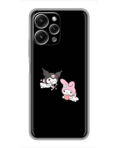 Чохол для Xiaomi Redmi 12 (5G) з картинкою «My Melody та Kuromi»