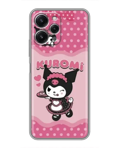Чохол для Xiaomi Redmi 12 (5G) з картинкою «Kuromi в окулярах»