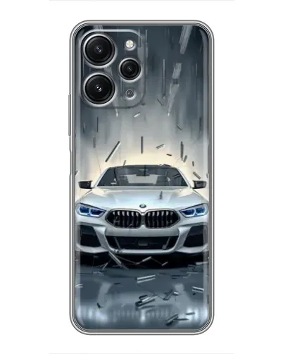 Чохол для Xiaomi Redmi 12 (5G) з картинкою «BMW у світлі фар»