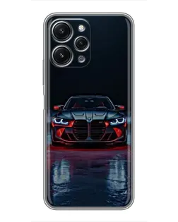 Чохол для Xiaomi Redmi 12 (5G) з картинкою «BMW на мокрій дорозі»