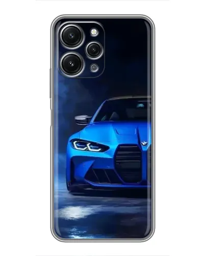 Чохол для Xiaomi Redmi 12 (5G) з картинкою «Блакитна BMW M4»