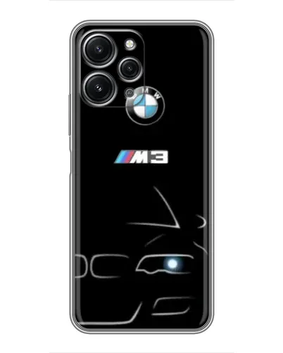 Чохол для Xiaomi Redmi 12 (5G) з картинкою «Мінімалістичний принт BMW M3»