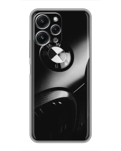 Чохол для Xiaomi Redmi 12 (5G) з картинкою «Емблема BMW — макро»