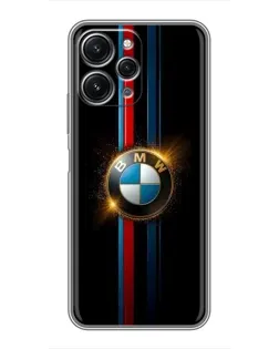 Чохол для Xiaomi Redmi 12 (5G) з картинкою «BMW M-Power неон»