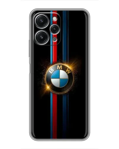 Чохол для Xiaomi Redmi 12 (5G) з картинкою «BMW M-Power неон»
