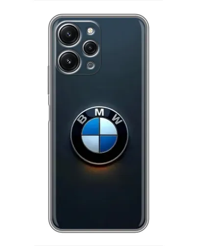 Чохол для Xiaomi Redmi 12 (5G) з картинкою «Логотип BMW — мінімалізм»