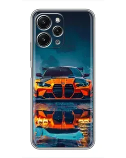 Чохол для Xiaomi Redmi 12 (5G) з картинкою «BMW — золота емблема»
