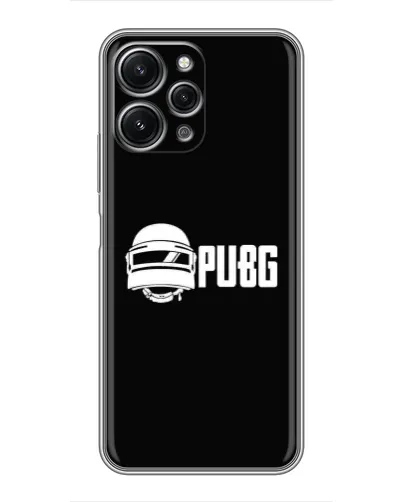 Чохол для Xiaomi Redmi 12 (5G) з картинкою «PUBG — класичний лого»