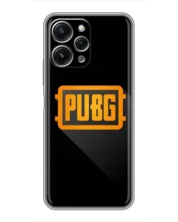 Чохол для Xiaomi Redmi 12 (5G) з картинкою «PUBG — рамка лого»
