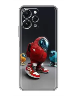 Чохол для Xiaomi Redmi 12 (5G) з картинкою «Among Us — 3D стиль» Чохол для Xiaomi Redmi 12 (5G) з картинкою «Among Us — 3D стиль»