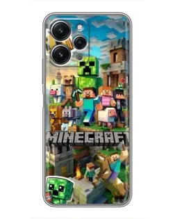 Чохол для Xiaomi Redmi 12 (5G) з картинкою «Замок Minecraft» Чохол для Xiaomi Redmi 12 (5G) з картинкою «Замок Minecraft»