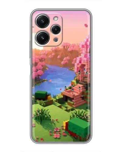 Чехол для Xiaomi Redmi 12 (5G) с картинкой «Розовое дерево Minecraft» Чехол для Xiaomi Redmi 12 (5G) с картинкой «Розовое дерево Minecraft»