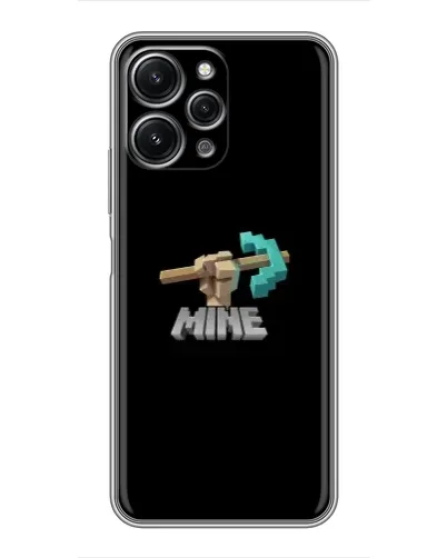 Чехол для Xiaomi Redmi 12 (5G) с картинкой «Алмазная кирка» Чехол для Xiaomi Redmi 12 (5G) с картинкой «Алмазная кирка»