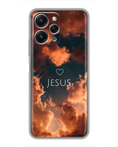 Чохол для Xiaomi Redmi 12 (5G) з картинкою «Сяйво Імені Jesus»