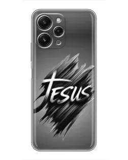 Чохол для Xiaomi Redmi 12 (5G) з картинкою «Напис Jesus Graffiti»