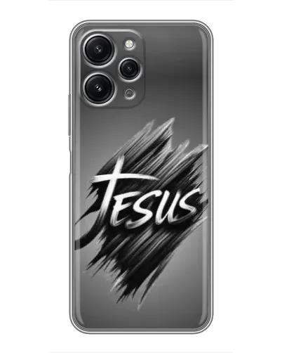 Чохол для Xiaomi Redmi 12 (5G) з картинкою «Напис Jesus Graffiti»