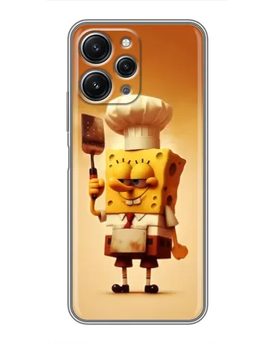Чохол для Xiaomi Redmi 12 (5G) з картинкою «Губка Боб кухар» Чохол для Xiaomi Redmi 12 (5G) з картинкою «Губка Боб кухар»