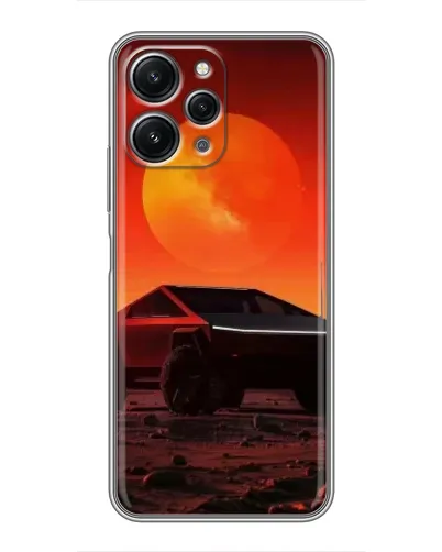 Чохол для Xiaomi Redmi 12 (5G) з картинкою «Cybertruck на Марсі»