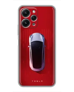 Чохол для Xiaomi Redmi 12 (5G) з картинкою «Tesla Top View» Чохол для Xiaomi Redmi 12 (5G) з картинкою «Tesla Top View»