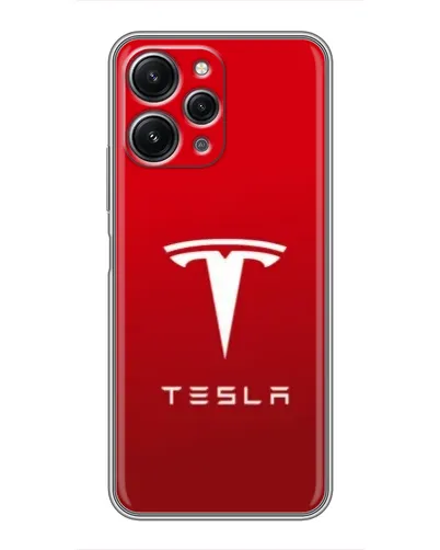 Чохол для Xiaomi Redmi 12 (5G) з картинкою «Tesla Red Classic»