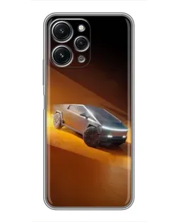 Чохол для Xiaomi Redmi 12 (5G) з картинкою «Cybertruck у пустелі»