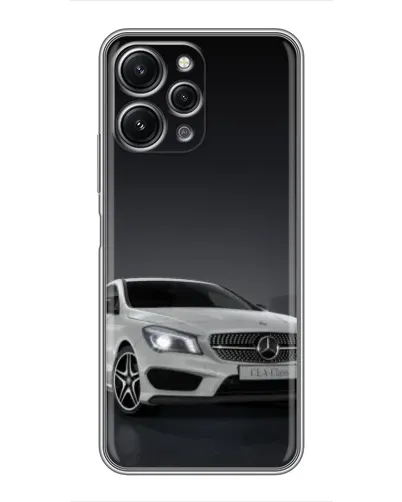 Чехол для Xiaomi Redmi 12 (5G) с картинкой «Mercedes AMG GT Silver»