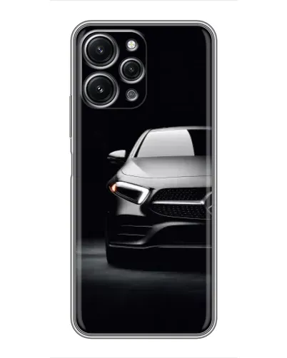 Чехол для Xiaomi Redmi 12 (5G) с картинкой «Свет фар Mercedes»
