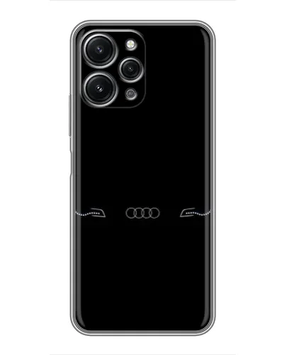 Чехол для Xiaomi Redmi 12 (5G) с картинкой «Audi — световой подпись»