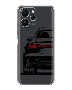 Чехол для Xiaomi Redmi 12 (5G) с картинкой «Задняя часть Audi — арт»